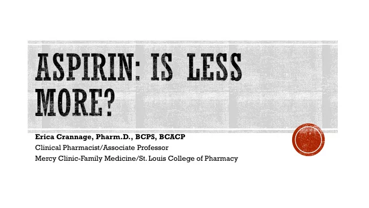 erica crannage pharm d bcps bcacp clinical pharmacist