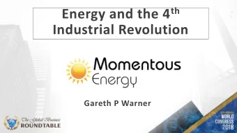 Industrial Revolution  Gareth P Warner  How many ele  lectricians does it  it take to change a lig