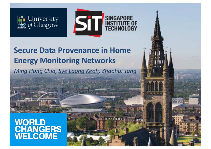 secure data provenance in home energy monitoring networks