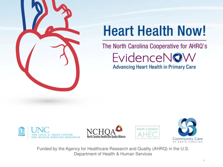 funded by the agency for healthcare research and quality