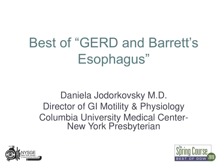 best of gerd and barrett s