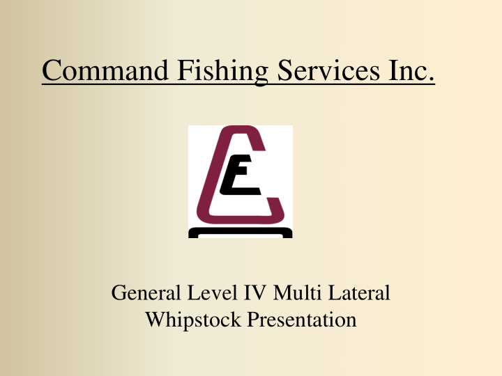 command fishing services inc