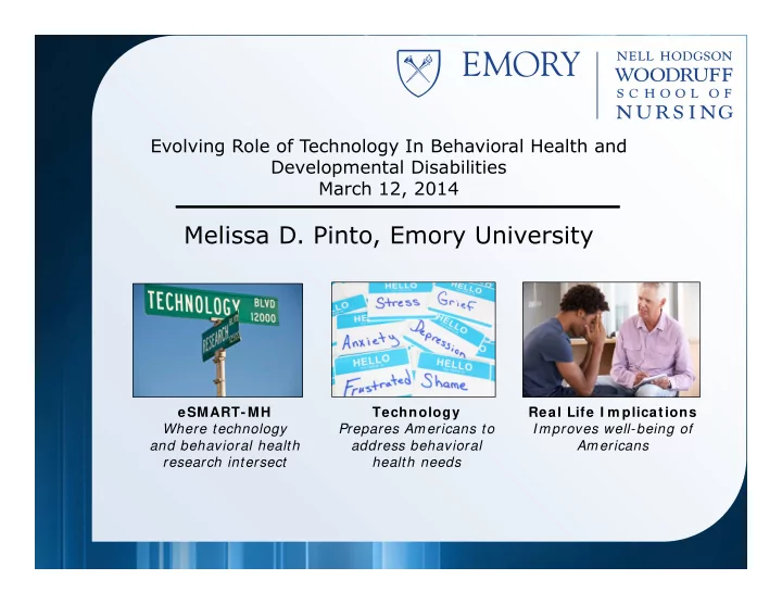 melissa d pinto emory university