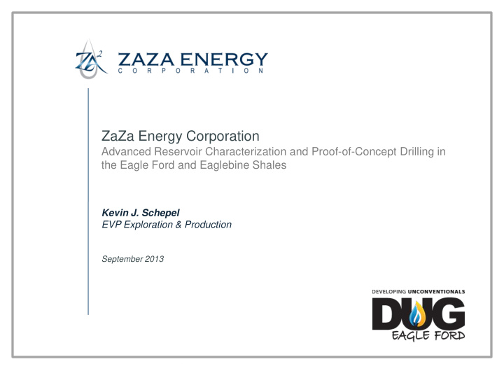 zaza energy corporation
