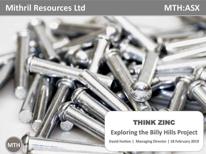 mithril resources ltd mth asx