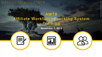 November 1, 2019  AWTS Account Request Form  Rules of Behavior and System Access Form