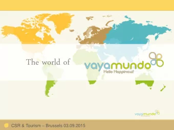 The world of CSR &amp; Tourism  Brussels 03.09.2015  1936   |   Act on annual paid holiday  1948
