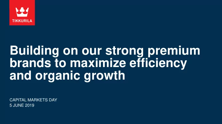 brands to maximize efficiency