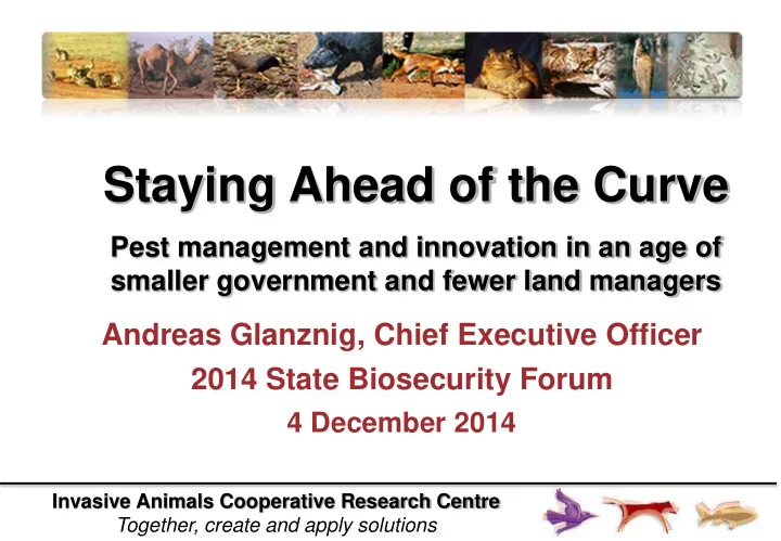 staying ahead of the curve
