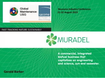 Gerald Barker  ~ A story of Innovation ~ Discover  Biological Research Develop  Engineering