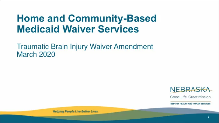 medicaid waiver services