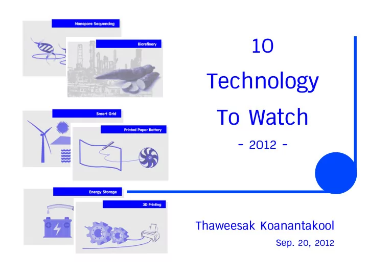 10 technology to watch