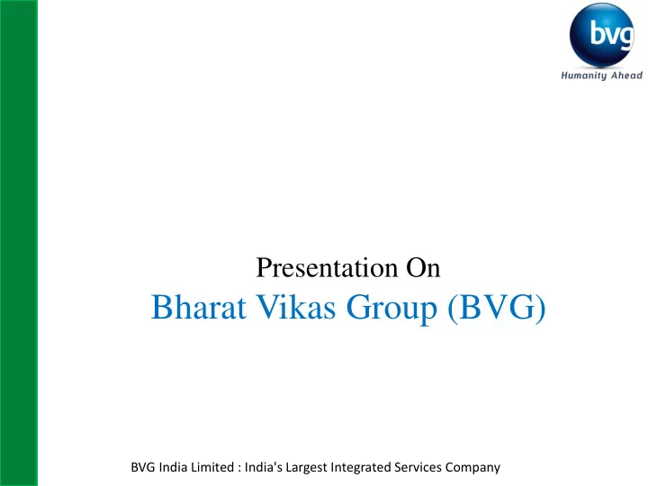 bharat vikas group bvg