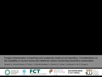 Fungal contamination of paintings and sculptures inside an art repository: Considerations on  the