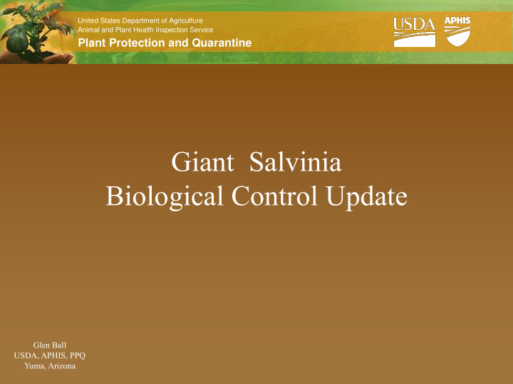 biological control update