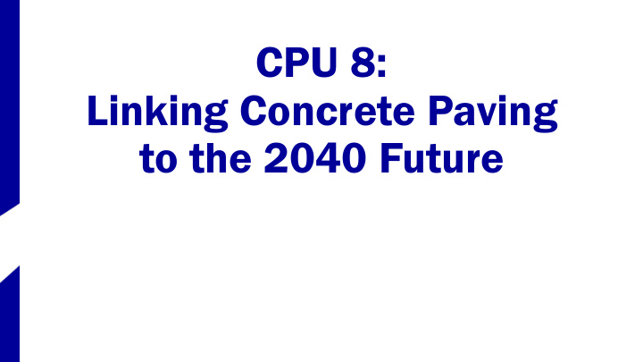 linking concrete paving