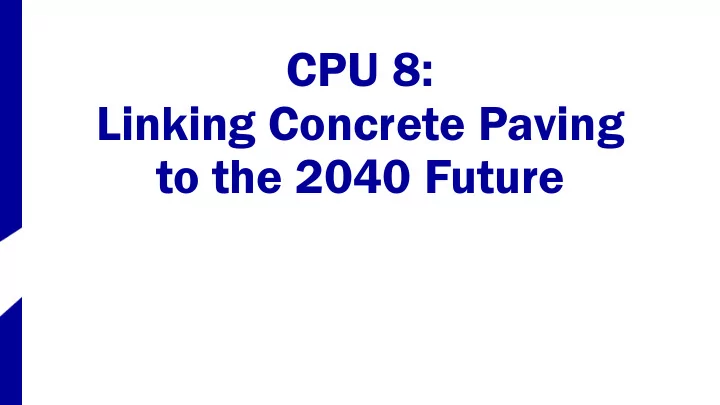 linking concrete paving
