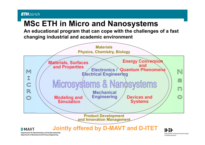 msc eth in micro and nanosystems
