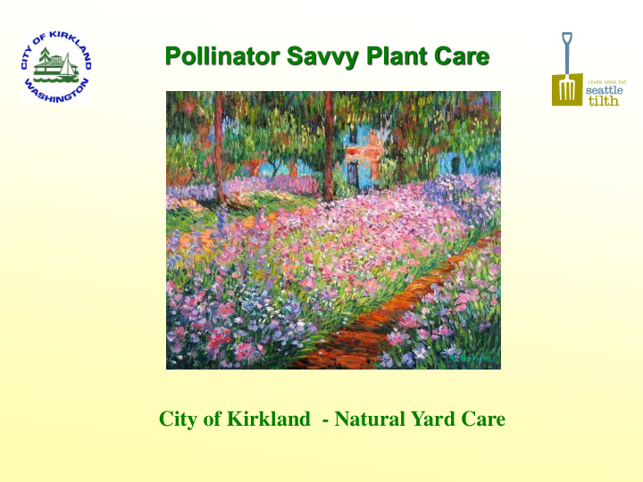 pollinator savvy plant care