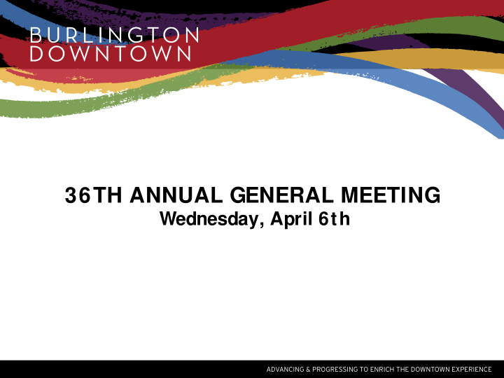 36th annual general meeting