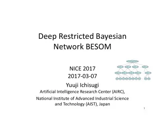 Deep Restricted Bayesian  Network BESOM  NICE 2017  ...  ...  ...    ...  ...  ...  ...