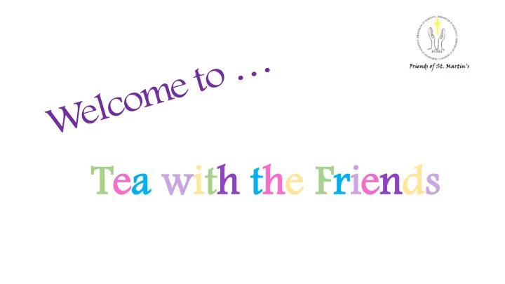 tea with the friends