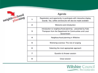 Introduction to neighbourhood planning  presented by Kate 3  Thompson from the Department for