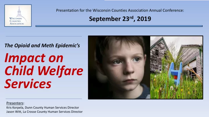 impact on child welfare services