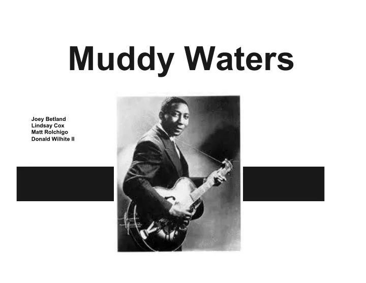 muddy waters