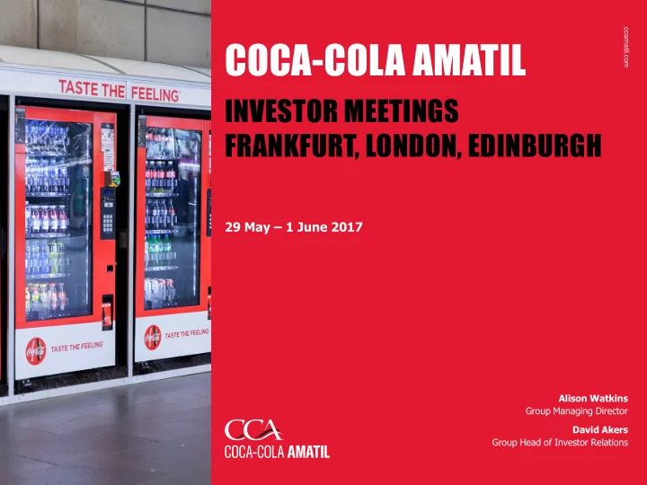 coca cola amatil