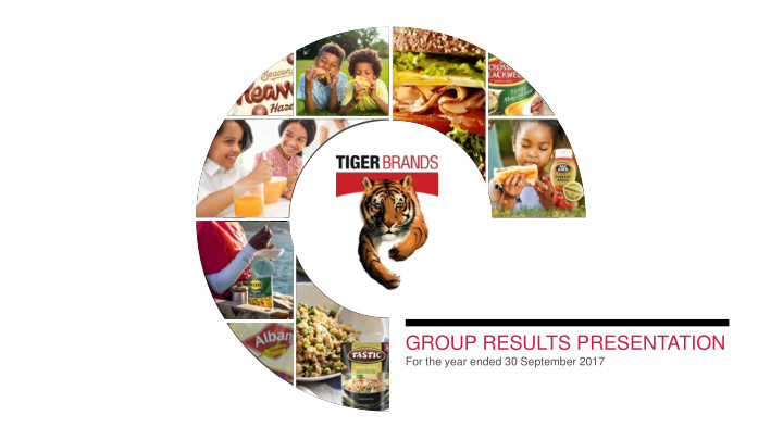 group results presentation