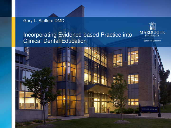 incorporating evidence based practice into clinical