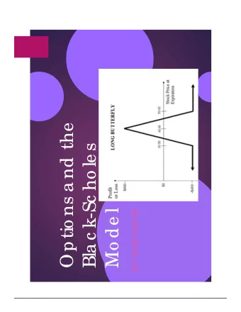 Optio ns a nd the  Bla c k-Sc ho le s  Mo de l  R  GE  JAE  BY CHASE  De fining  Optio ns    A