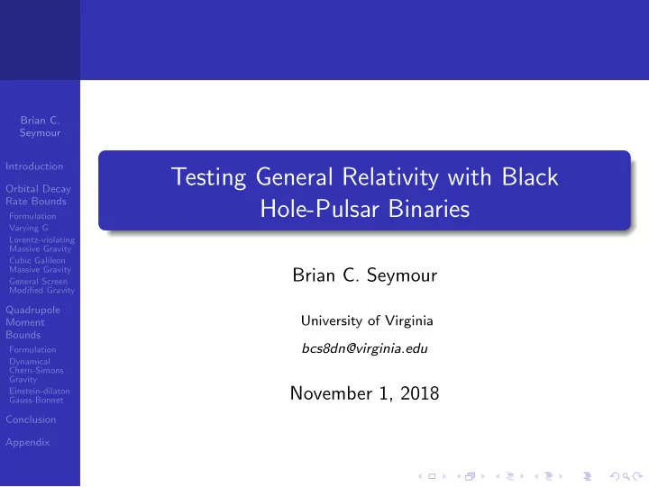 testing general relativity with black