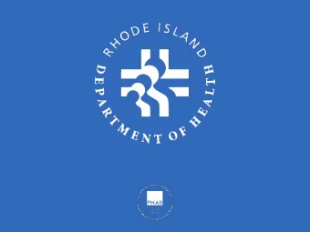 Asthma in Rhode Island:  Greater Providence Area  Agenda Overview  General information: asthma