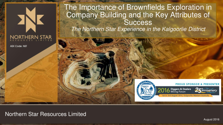 the importance of brownfields exploration in