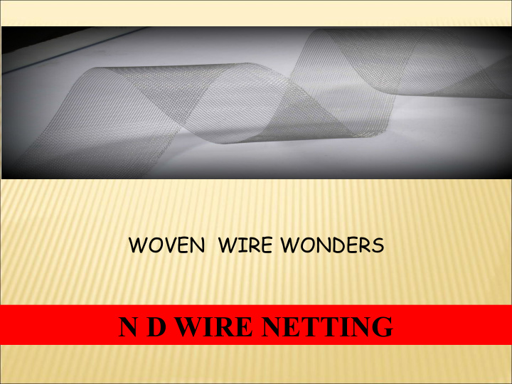 n d wire netting