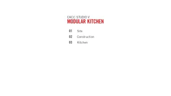 MODULAR KITCHEN 01 Site 02 Construction 03 Kitchen  01  Site  Analysis  Generic Site  Diagrams