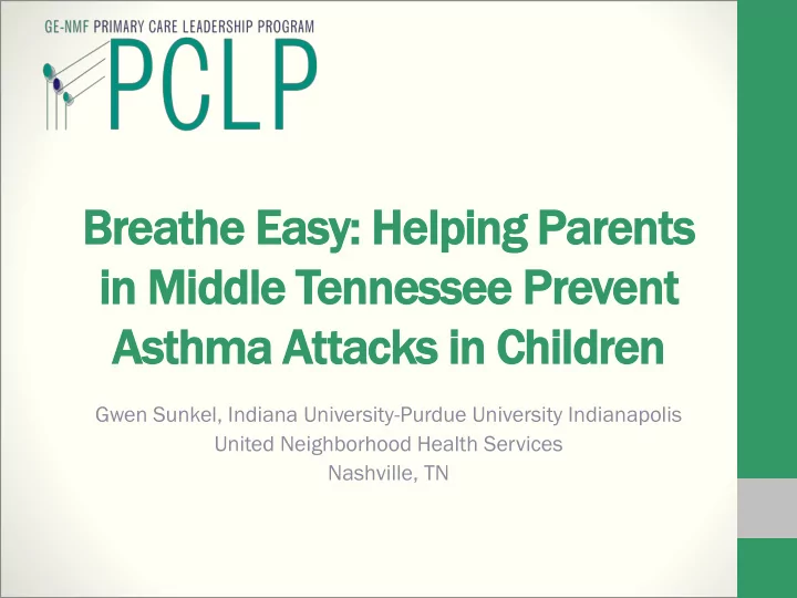 in middle tennessee prevent