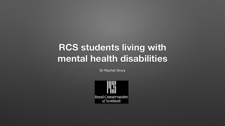 rcs students living with mental health disabilities