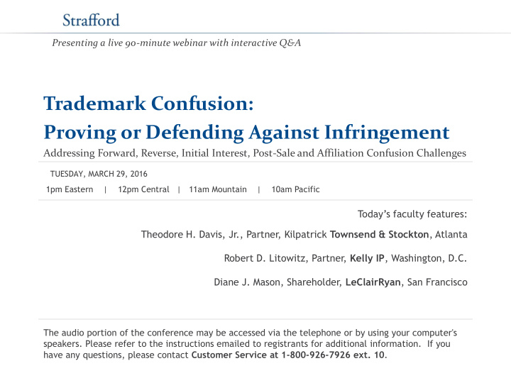 proving or defending against infringement