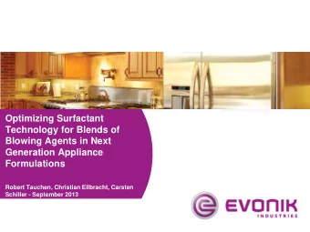 Robert Tauchen, Christian Eilbracht, Carsten  Schiller - September 2013  Agenda  1. Introduction