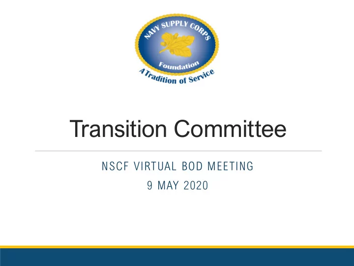transition committee