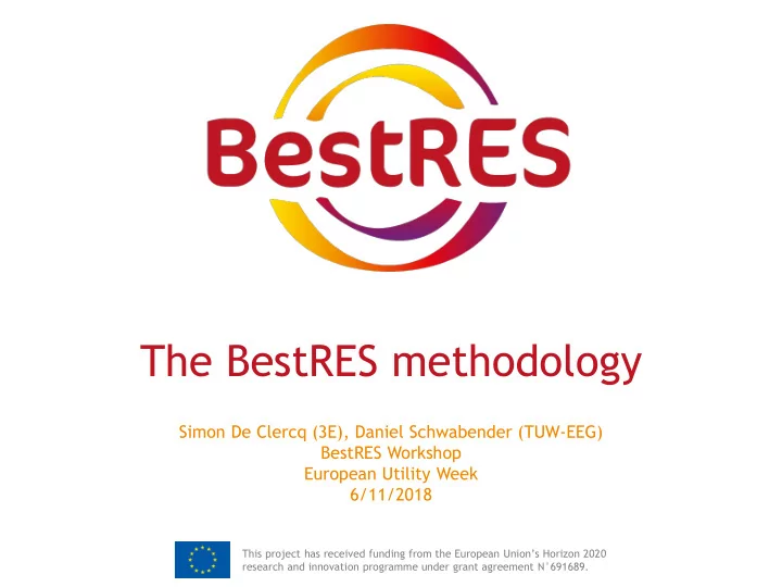 the bestres methodology