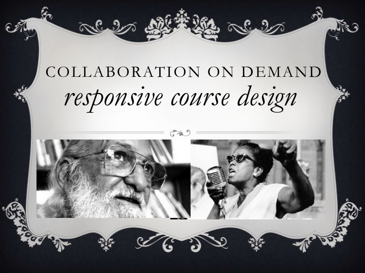 responsive course design