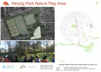 Herzog Park Nature Play Area  Herzog Nature Play Area Help Nature &amp; Have Fun  Rathgar