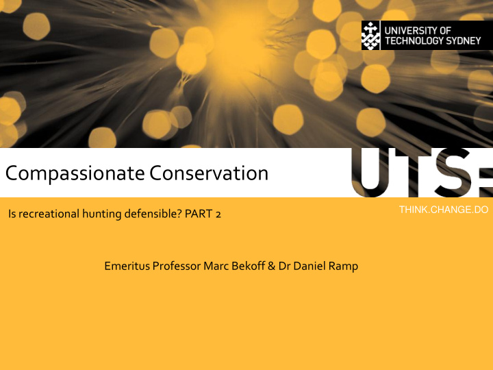 compassionate conservation