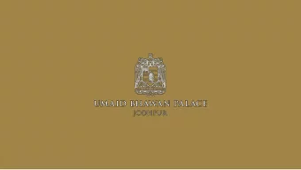 UMAID BHAWAN PALACE, JODHPUR  2  JODHPUR  Jodhpur has historically been the capital of the  kingdom