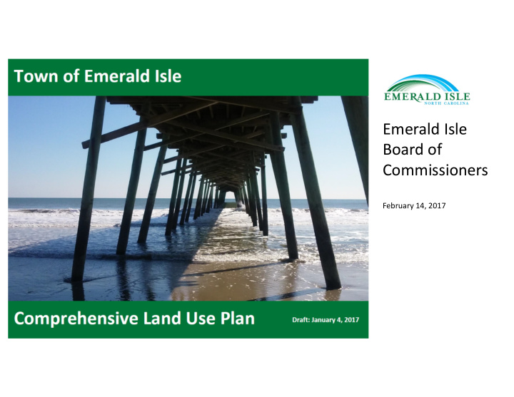 emerald isle board of commissioners