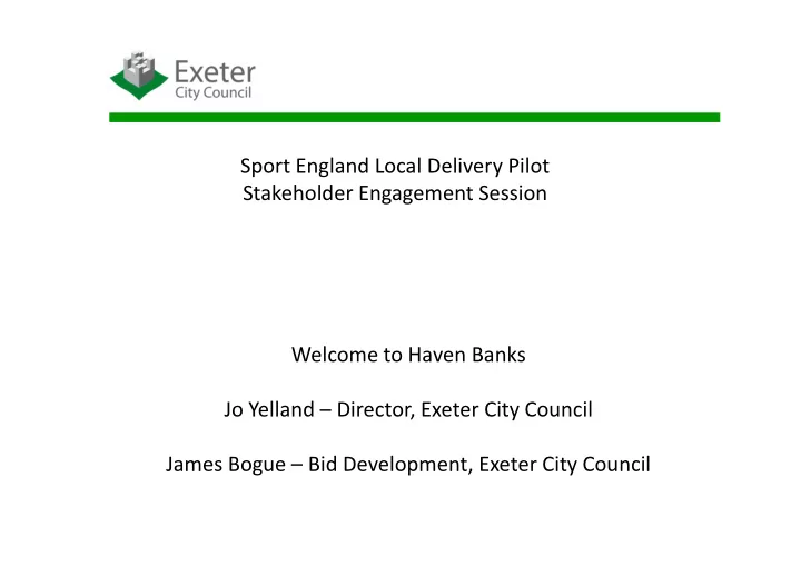 sport england local delivery pilot stakeholder engagement